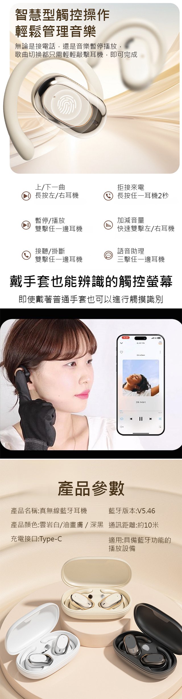 093b528f305a28e6076e86601d8b8fa2 無線藍牙耳機不入耳掛耳式