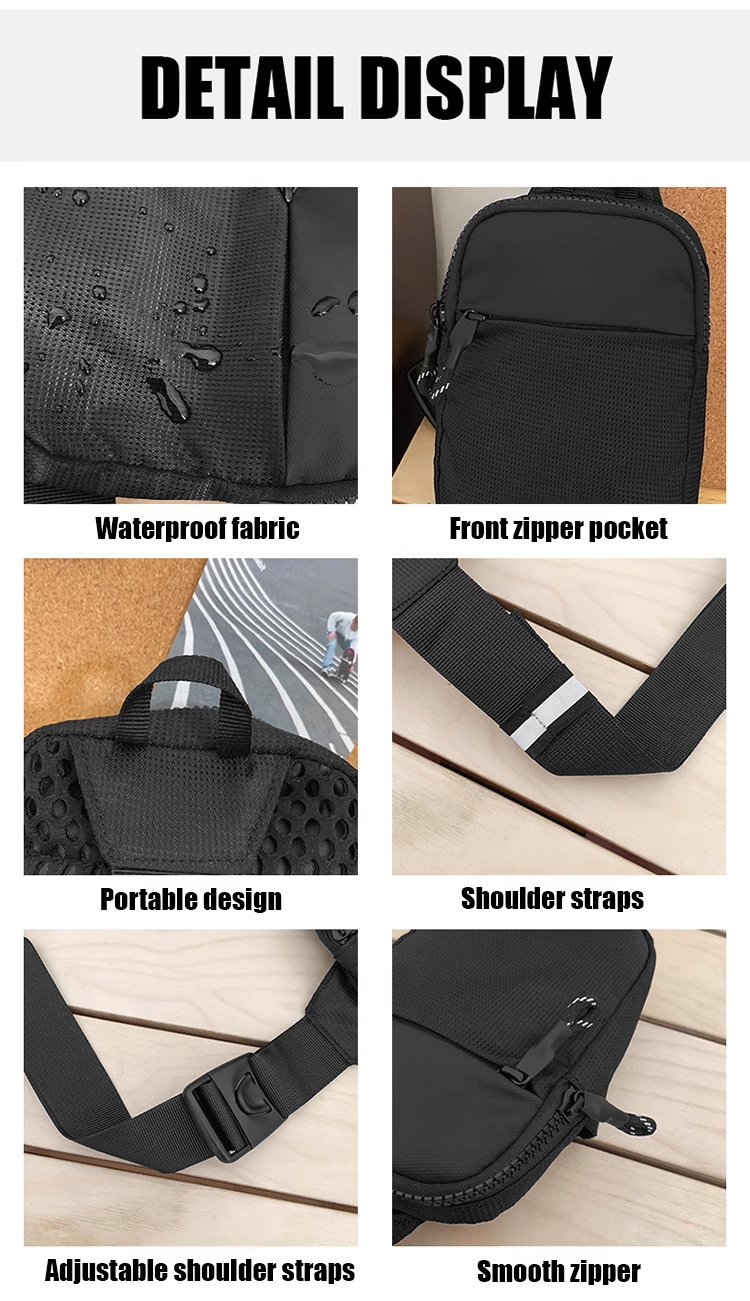 Men's Chest Bag Worn