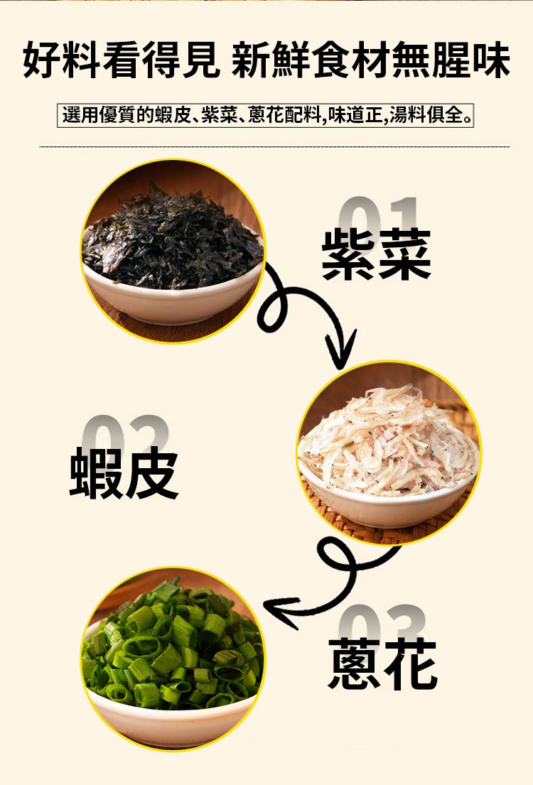 ec52b4e54b563fb97b4a49c33556530a 【懶人必備】潤香客餛飩湯料包