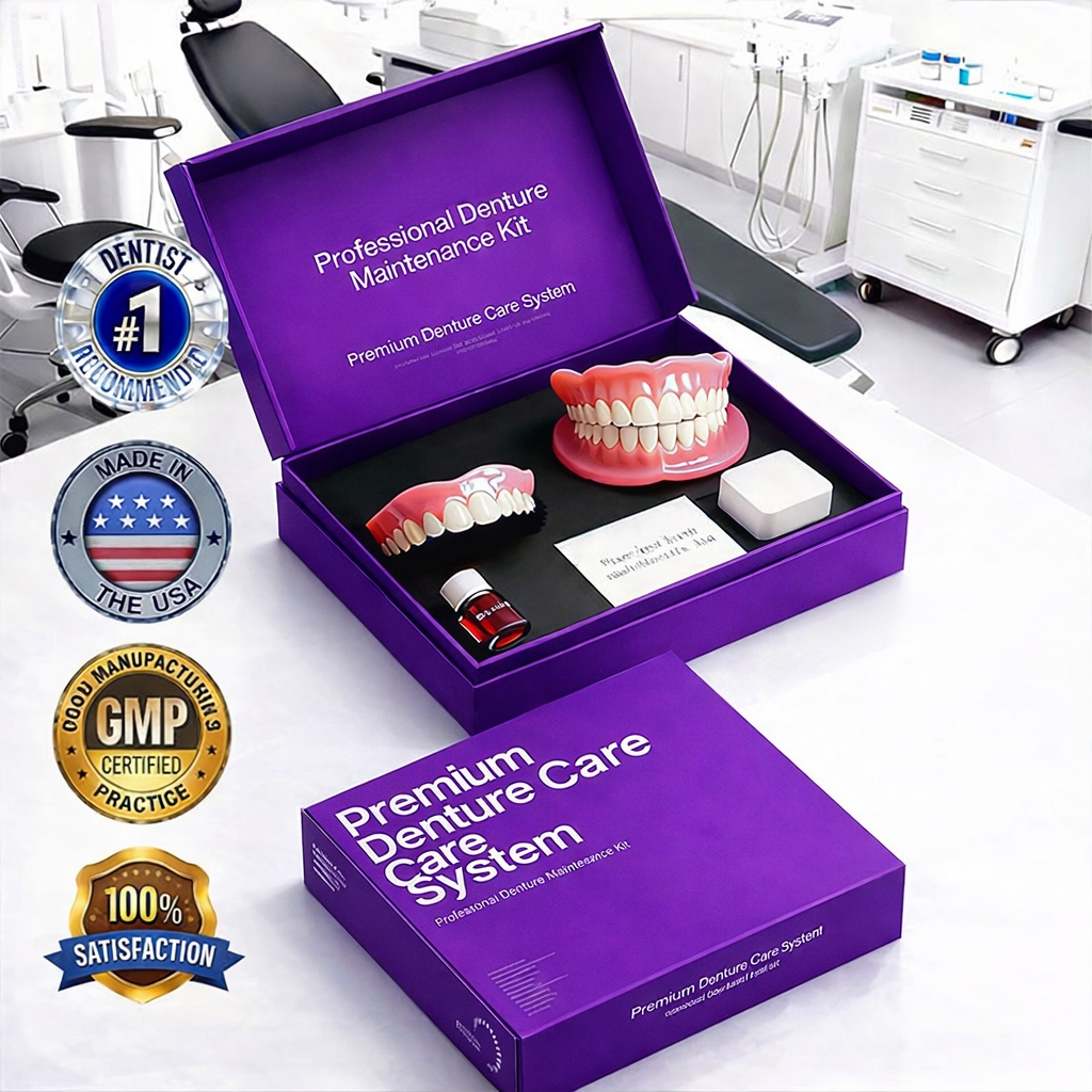 Polecany przez dentystów zestaw do czyszczenia i pielęgnacji protez