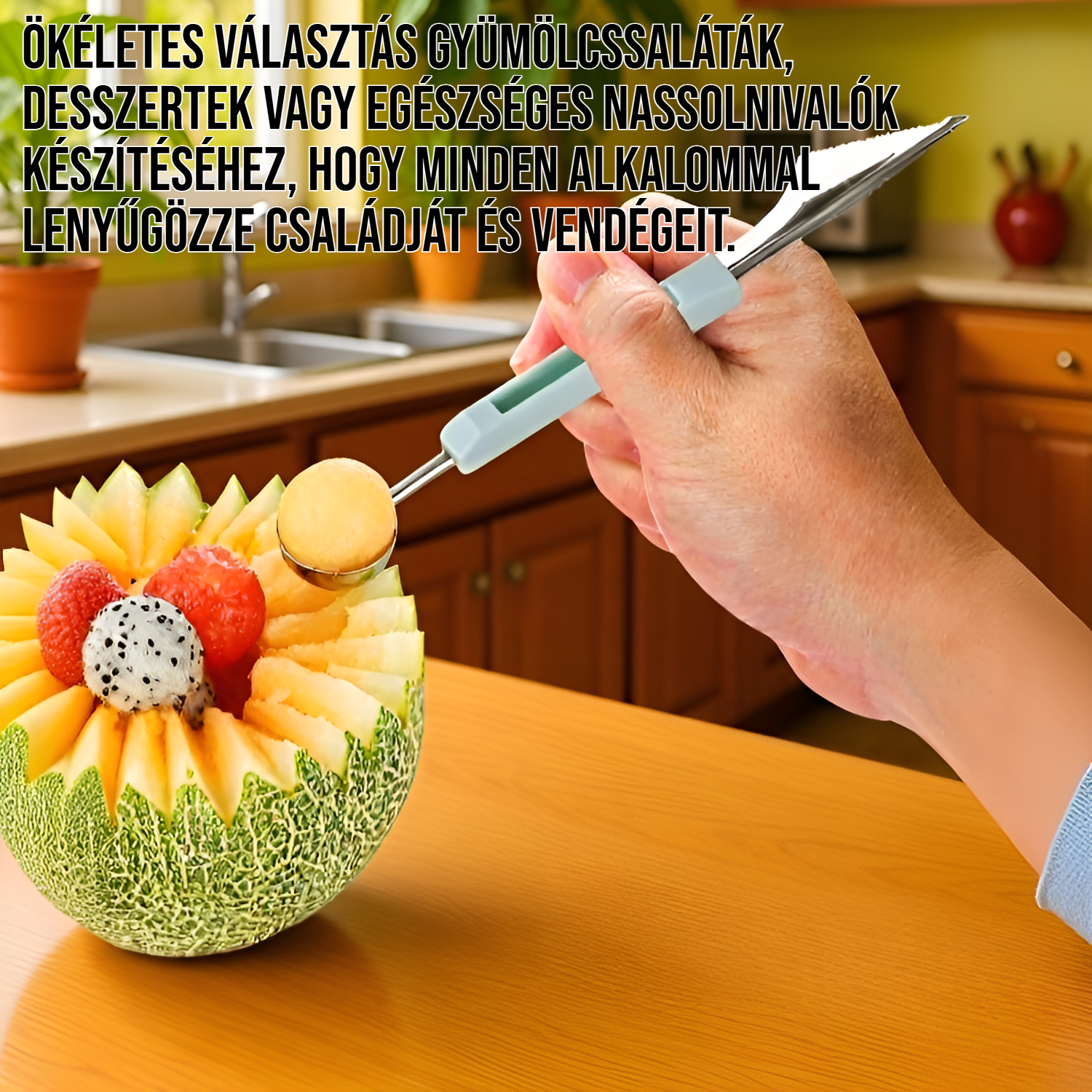 3 az 1-ben gyümölcsgolyózó modern dizájnnal