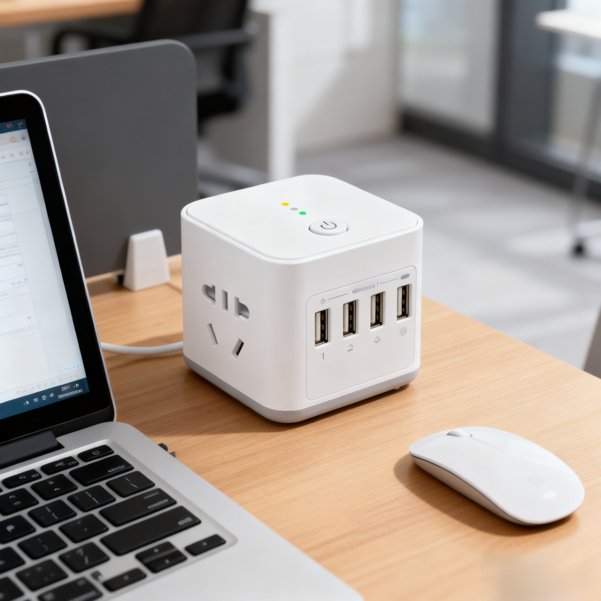 Intelligente Steckdose mit kompaktem Design