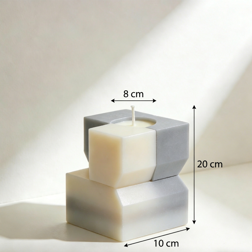 Detale świec aromatycznych z bliska