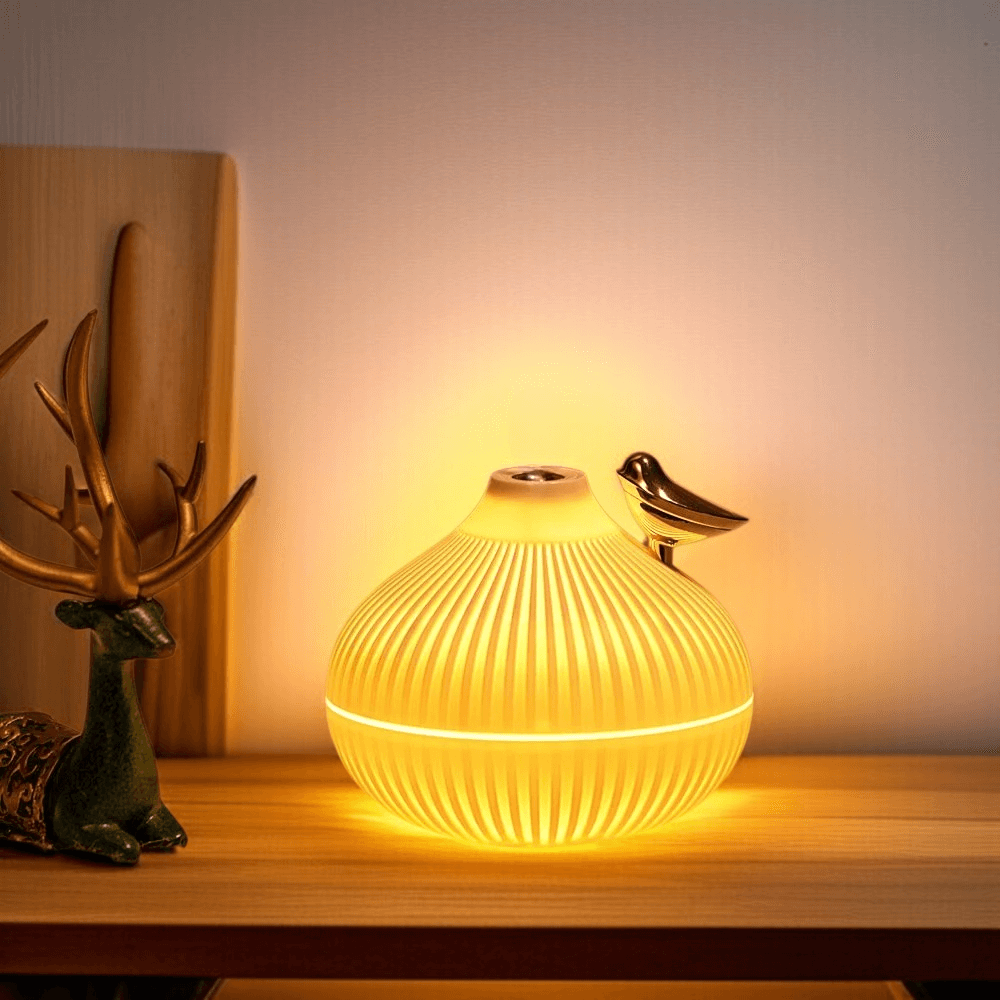 Stylish onion-shaped humidifier for modern homes