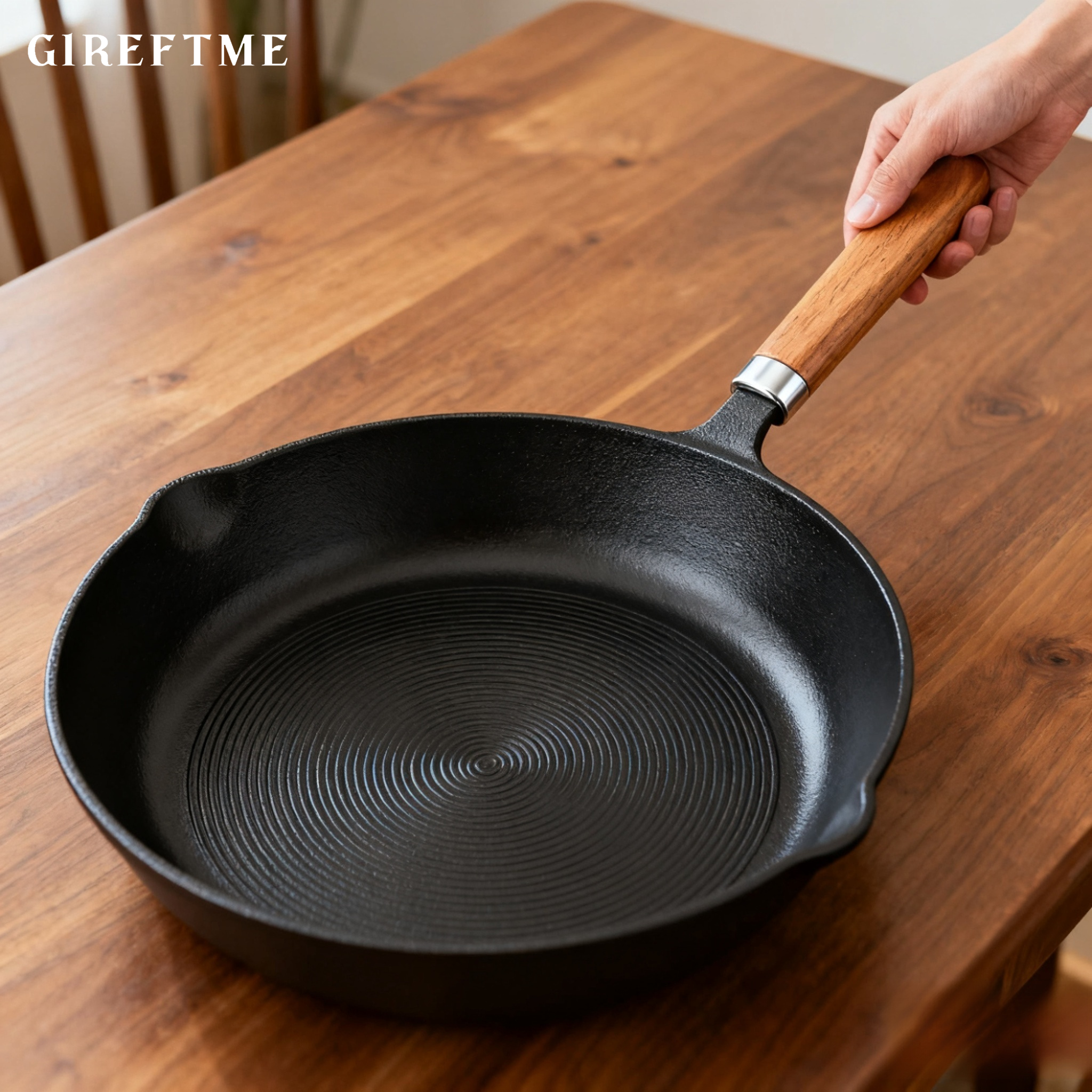 모던 디자인의 주방용 철제 냄비