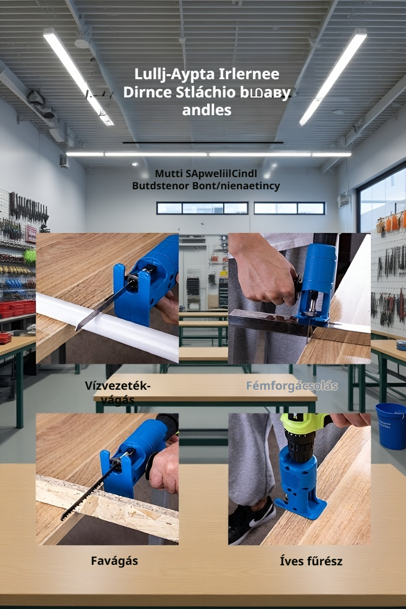 Fúrógéphez csatlakoztatható szablyafűrész