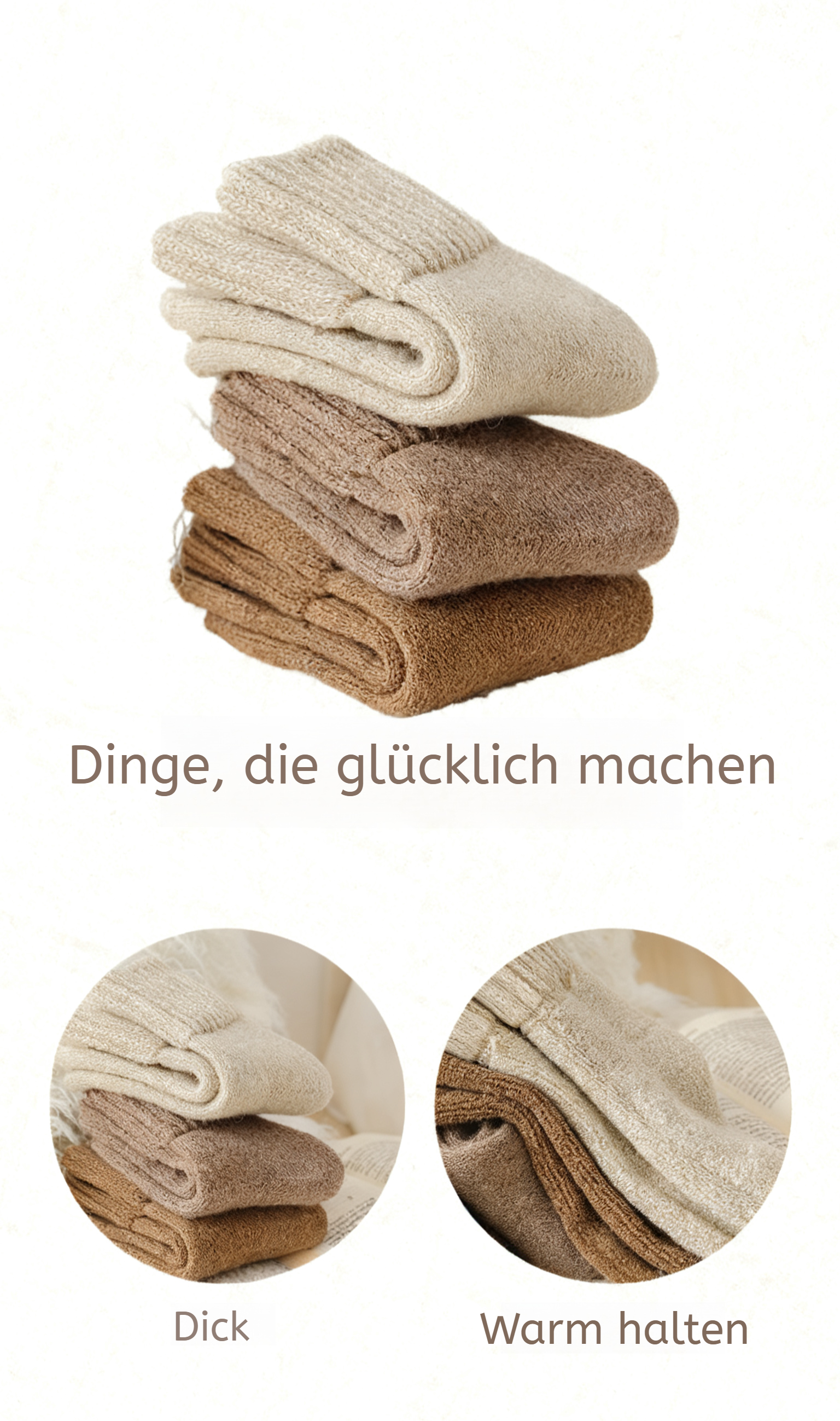 Bequeme Damen Wollsocken – ideal für kalte Tage