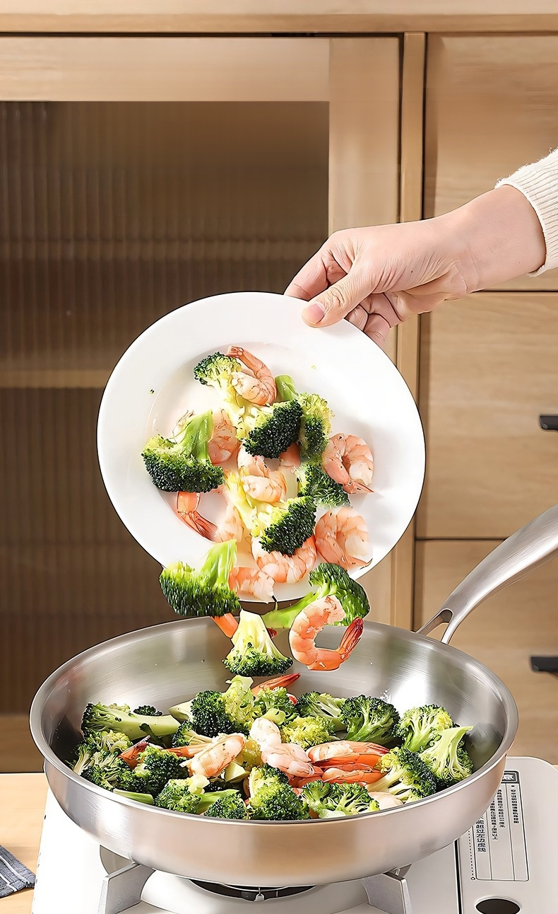 Durable pan for fast and even heating