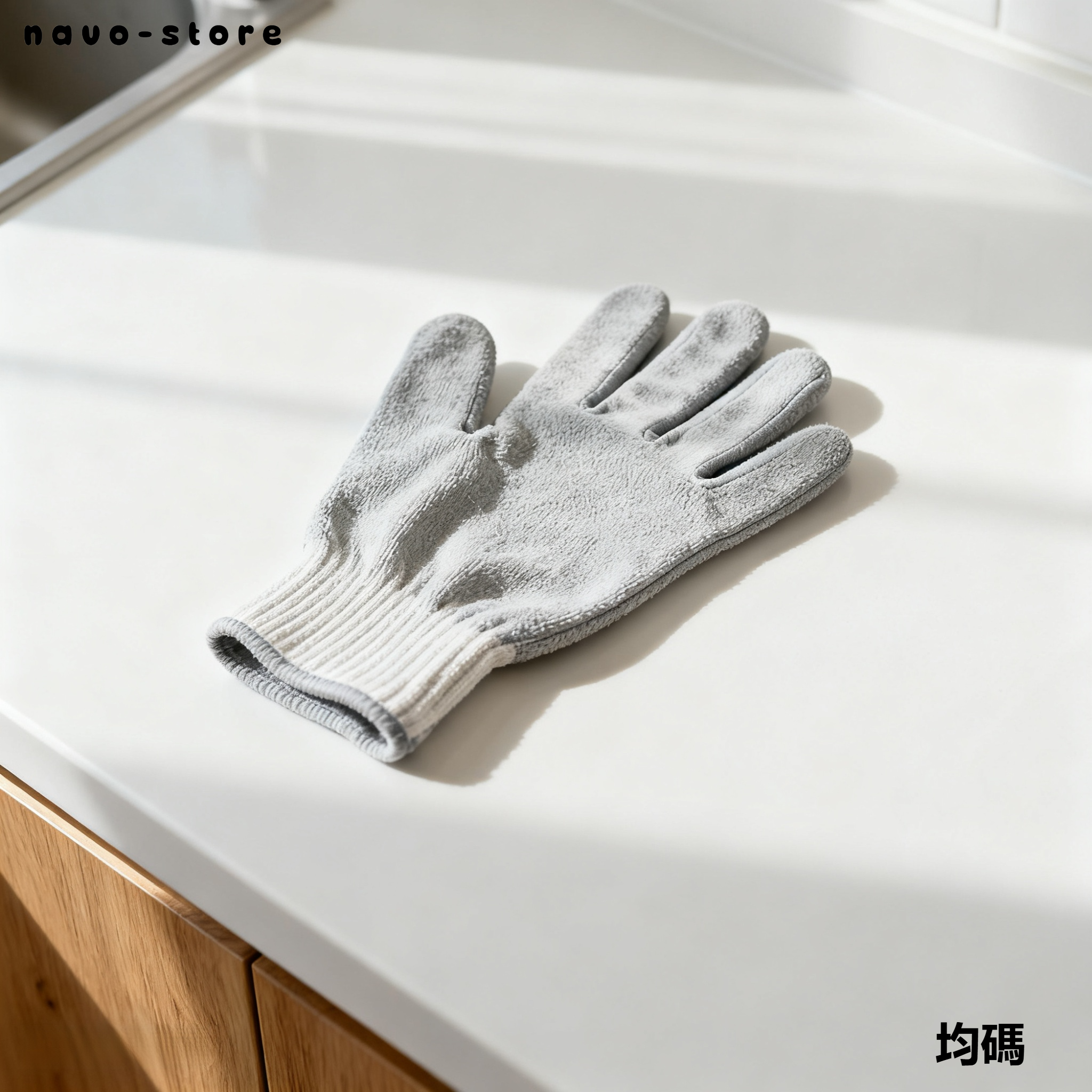 手套吸水效果示範