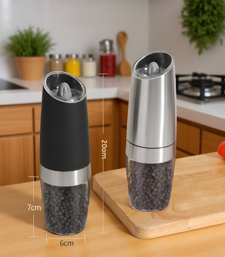 Einstellbarer Mahlgrad der elektrischen Pfeffermühle