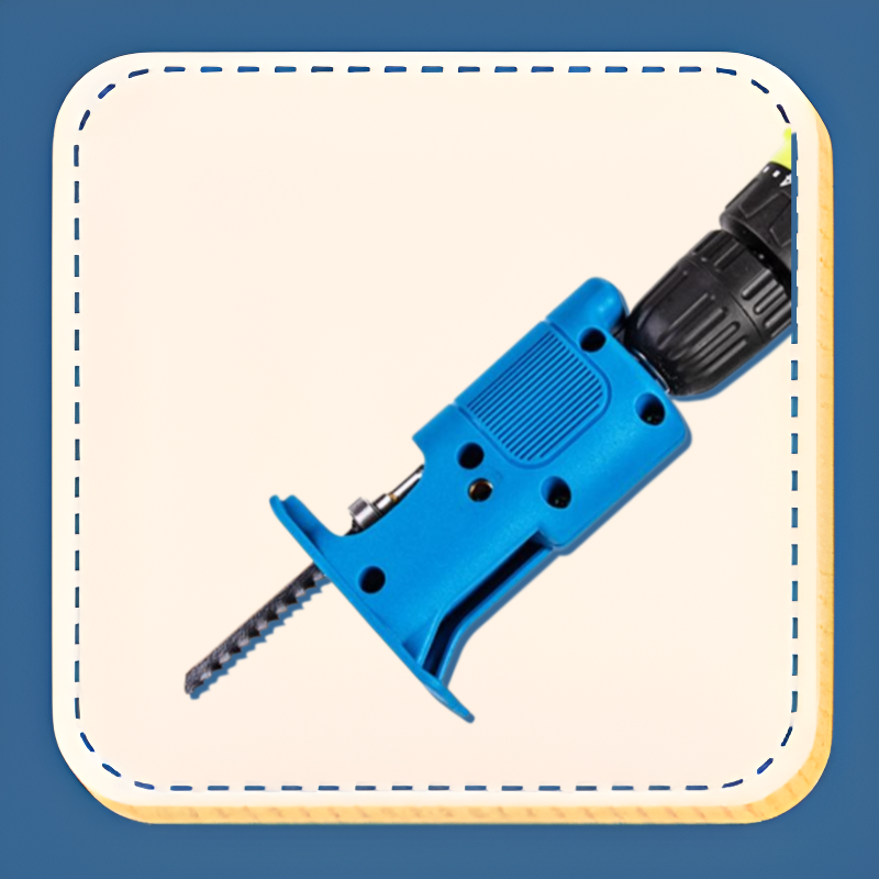 Elektromos szablyafűrész, sokoldalú faipari szerszám, fúrógép kiegészítő