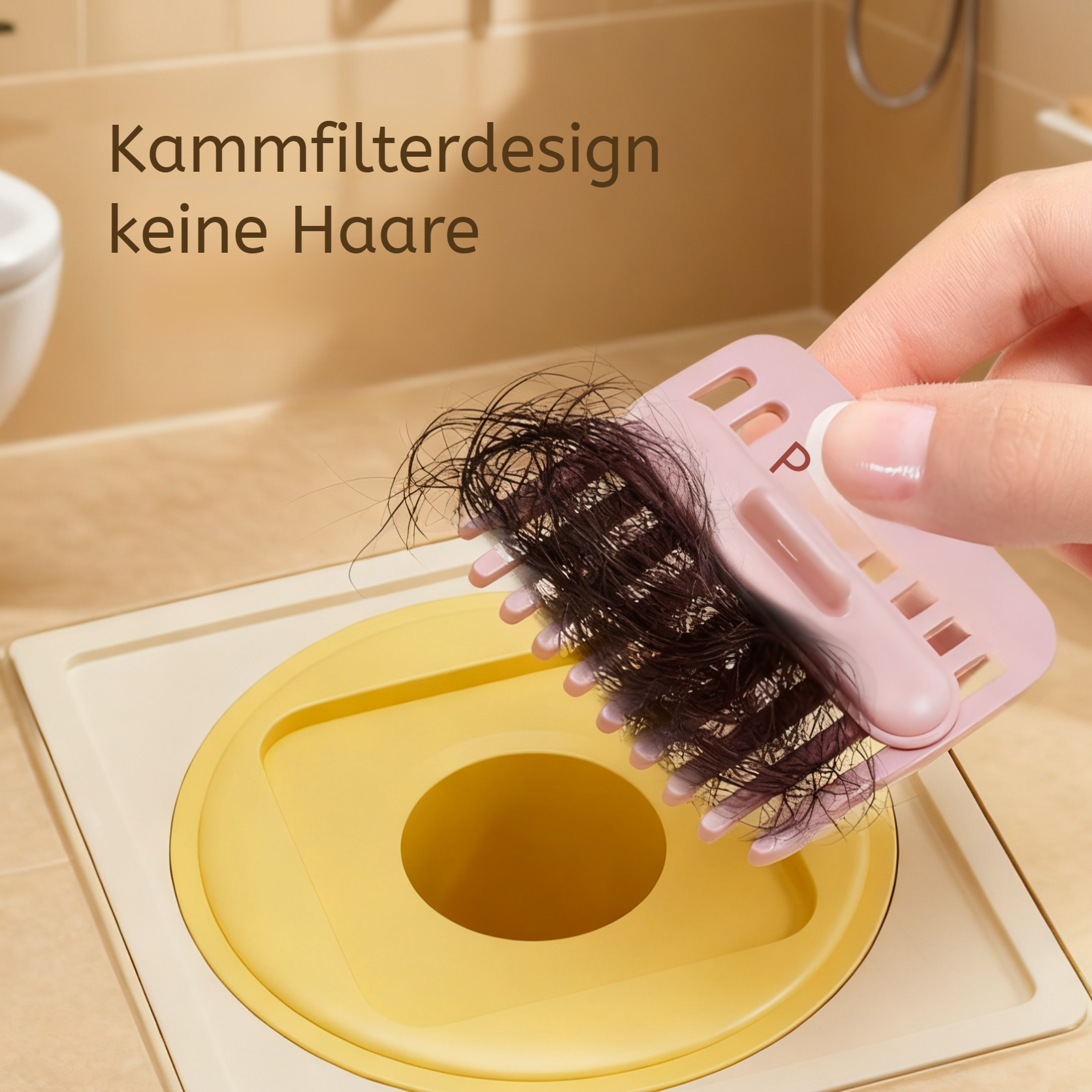 Effektiver Abflussfilter für Badezimmer