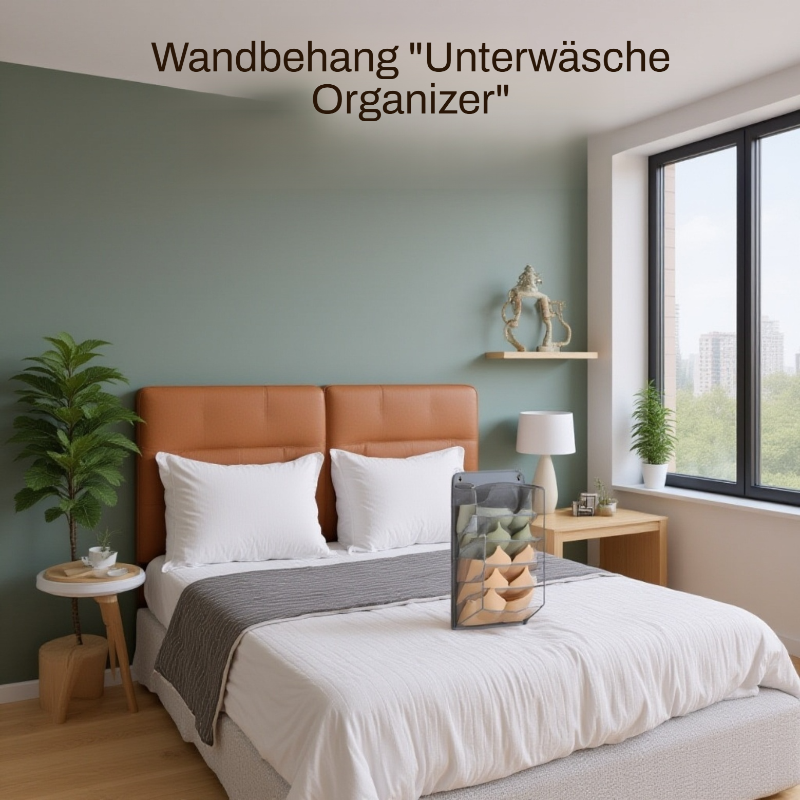 Hängende Aufbewahrungstasche für Unterwäsche im Kleiderschrank