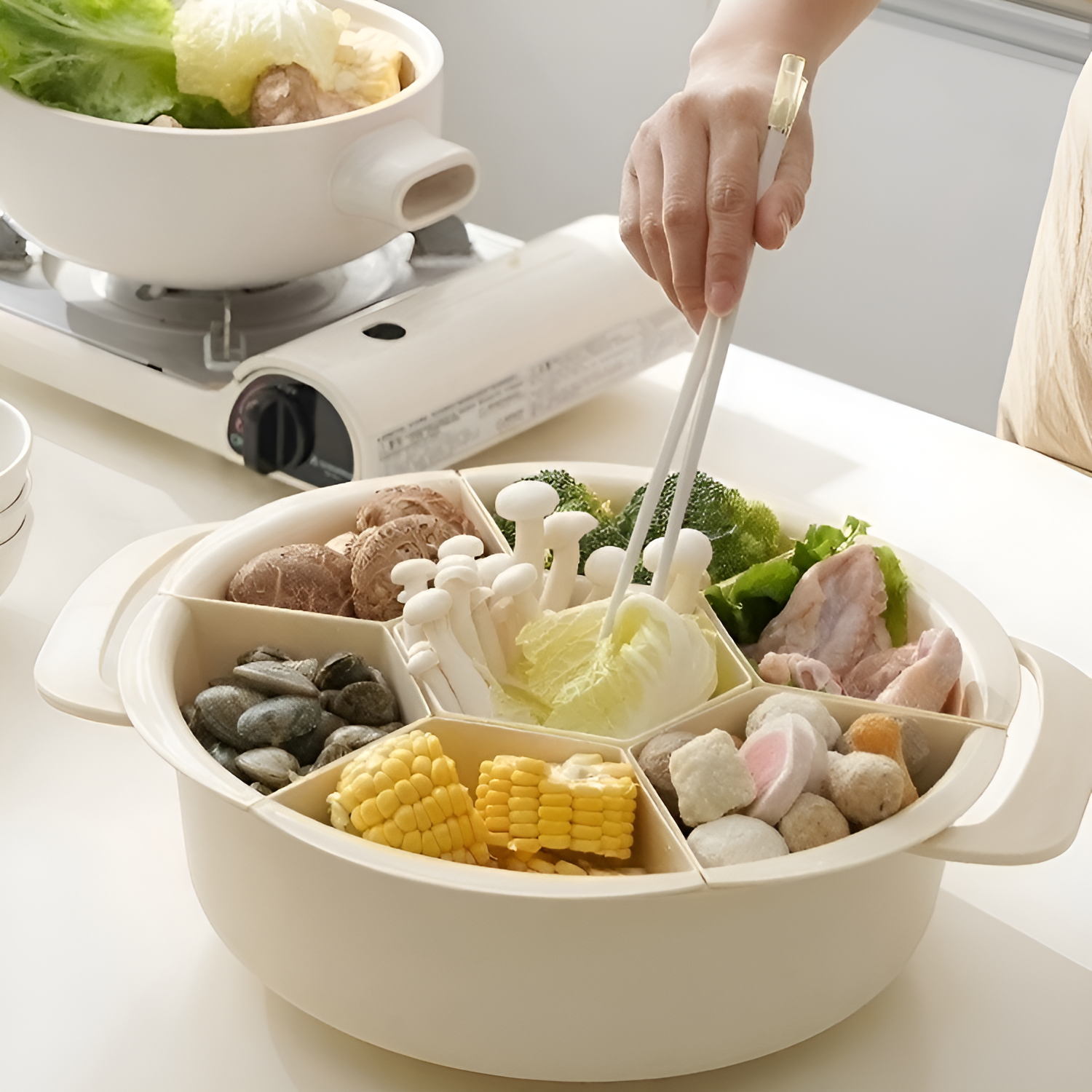 Konyhai kitchenware for organized food serving