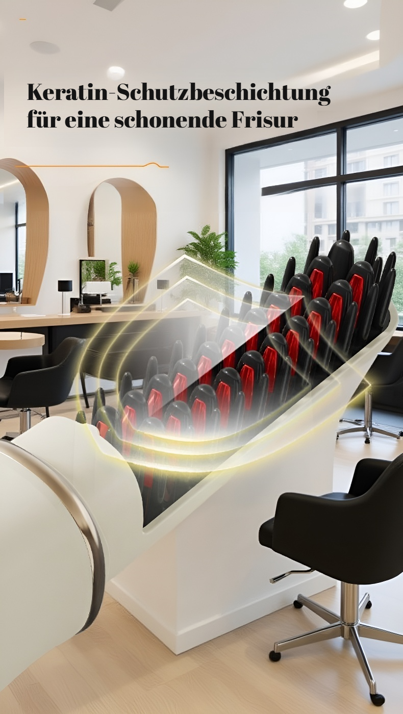 Elektrischer Kamm mit innovativem Design