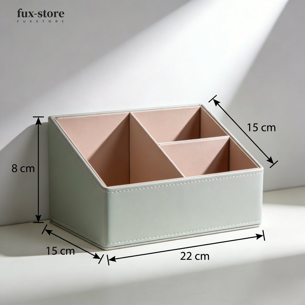 Fächerbox für Unterwäsche und Socken in Grau