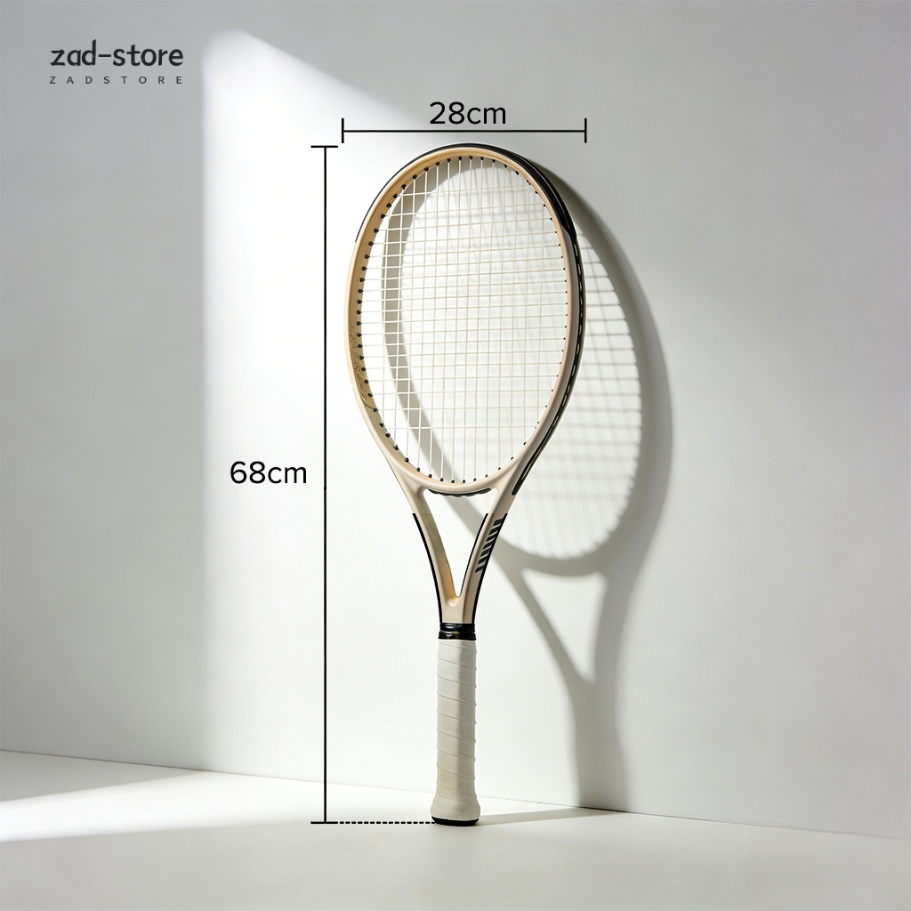 Ergonomischer Griff des professionellen Tennisschlägers