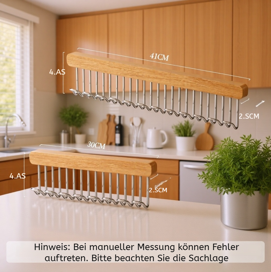 Einfach zu installierender Wellenhaken-Kleiderbügel