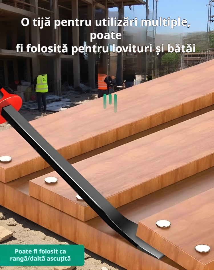 Bară metalică pentru demontarea anvelopelor auto