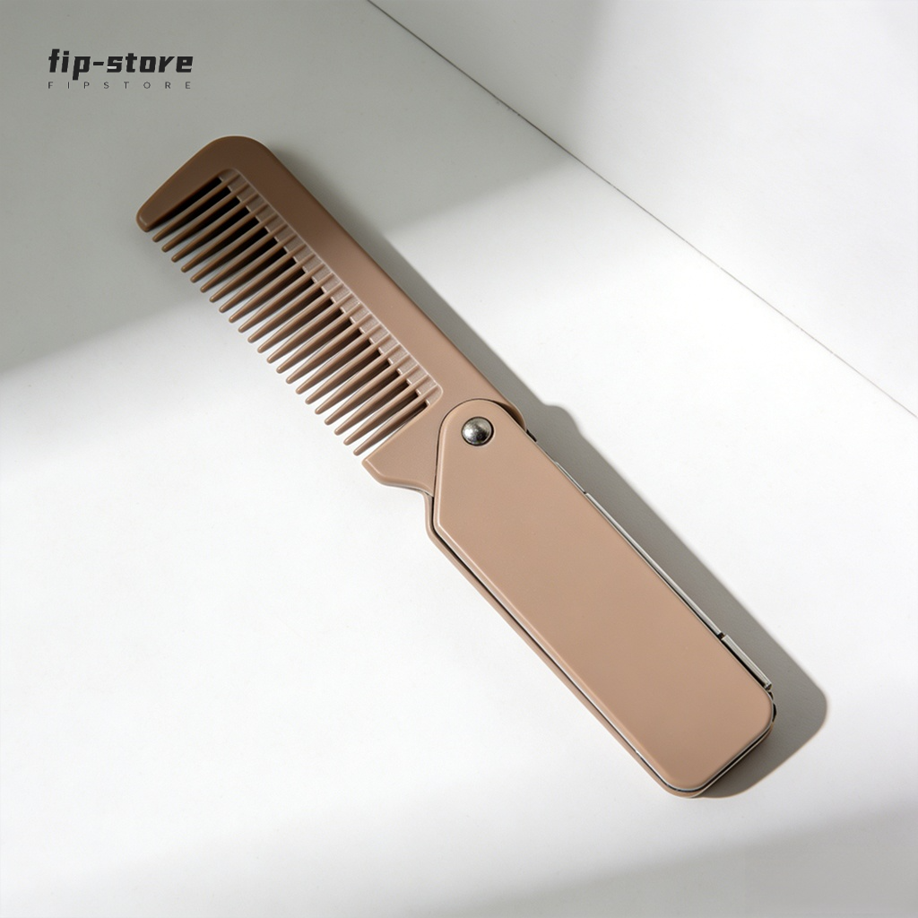 Reisekamm zum Zusammenklappen geöffnet