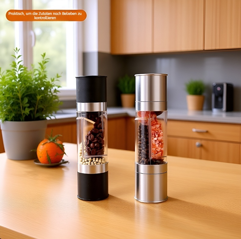 Einfache Reinigung des Haushaltszerkleinerers aus Edelstahl