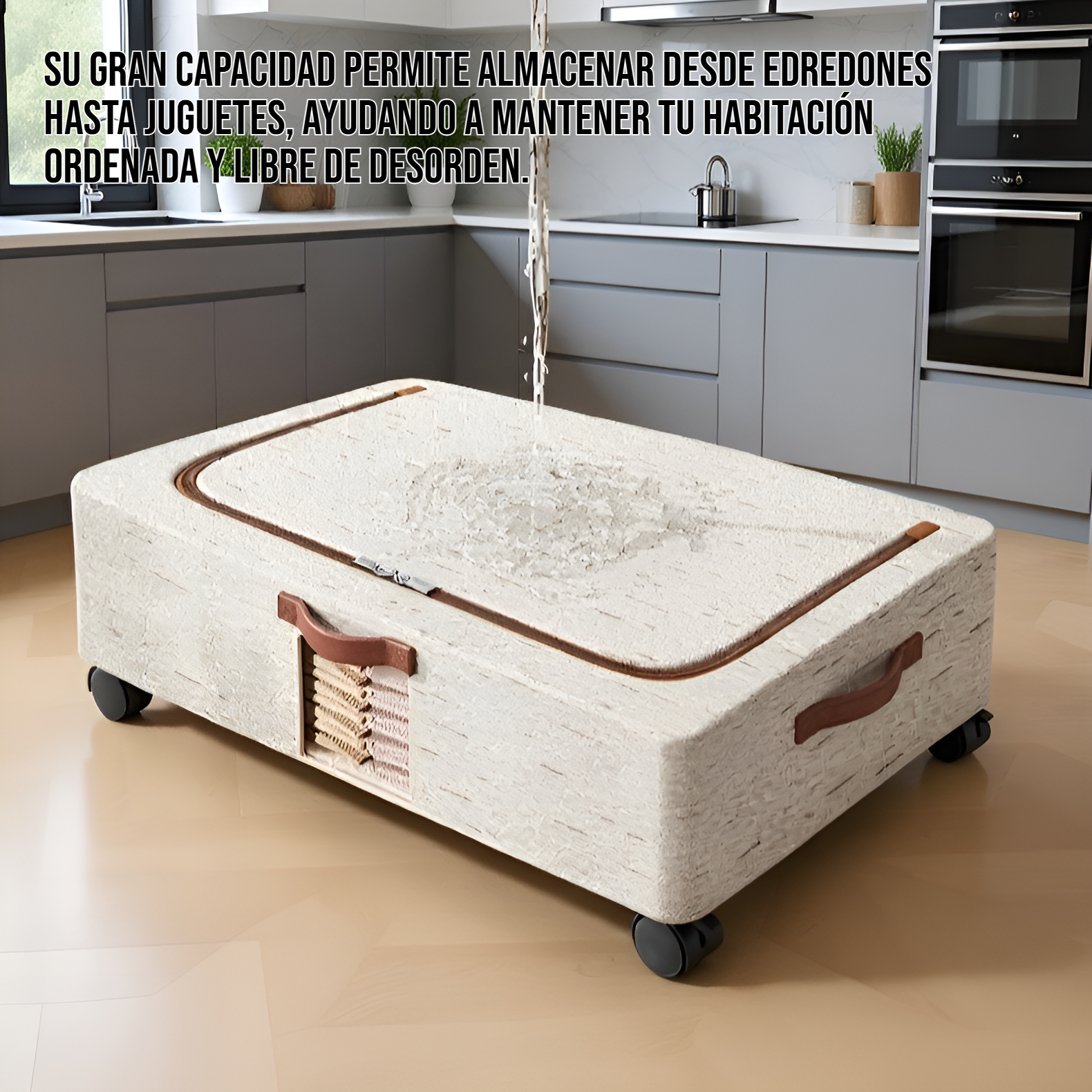 Organizador de ropa bajo la cama