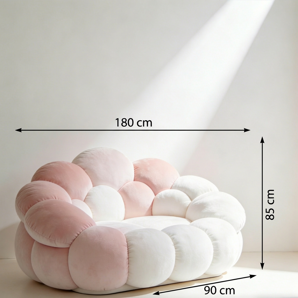 Wygodny fotel tapicerowany w domu