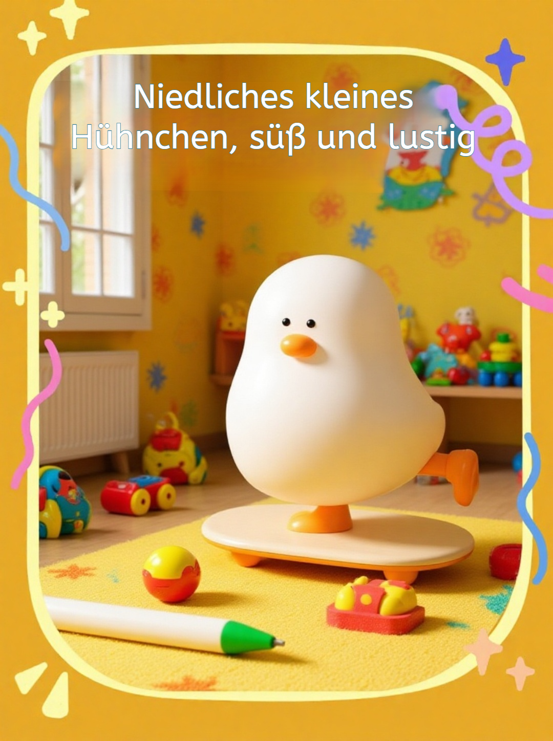 LED Nachtlicht in Hühnchen-Form als Geschenkidee