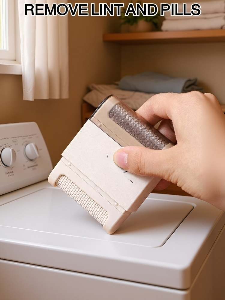 Efficient lint removal tool with dual sides