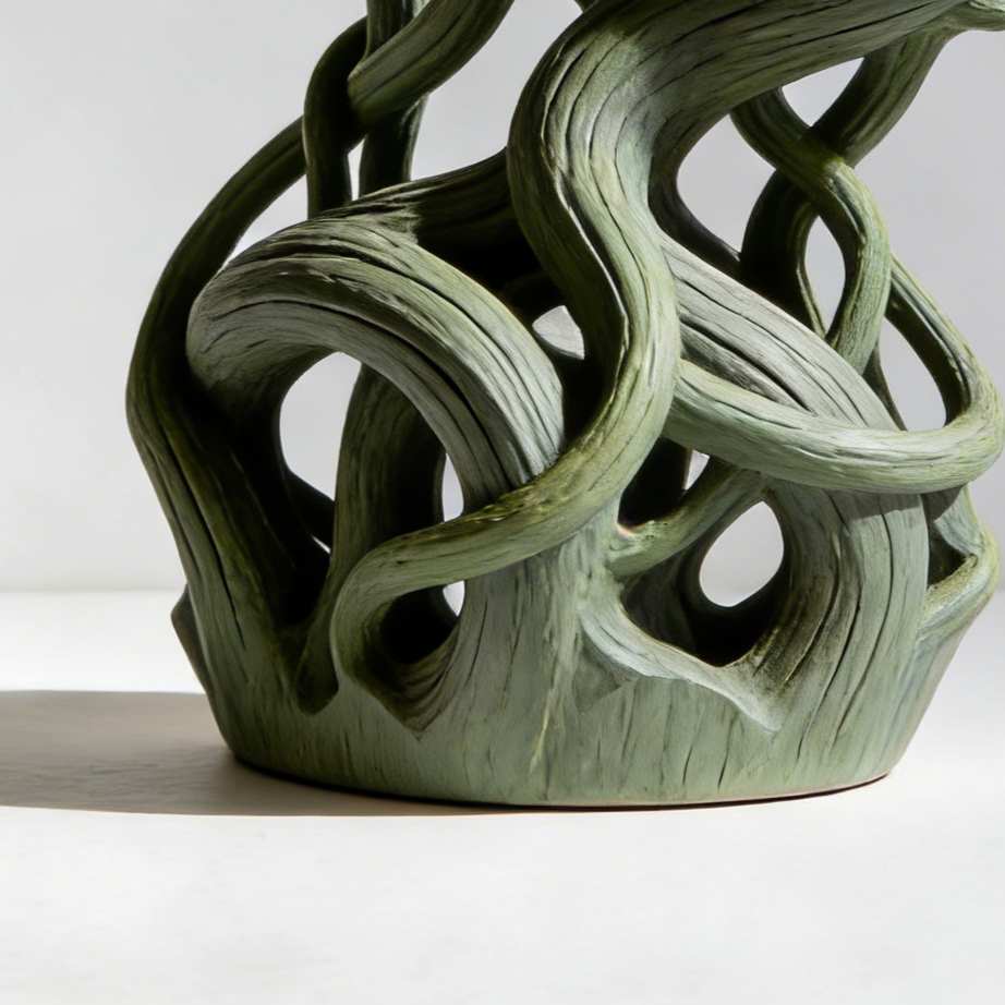 Natural style rattan home accessories set two pieces