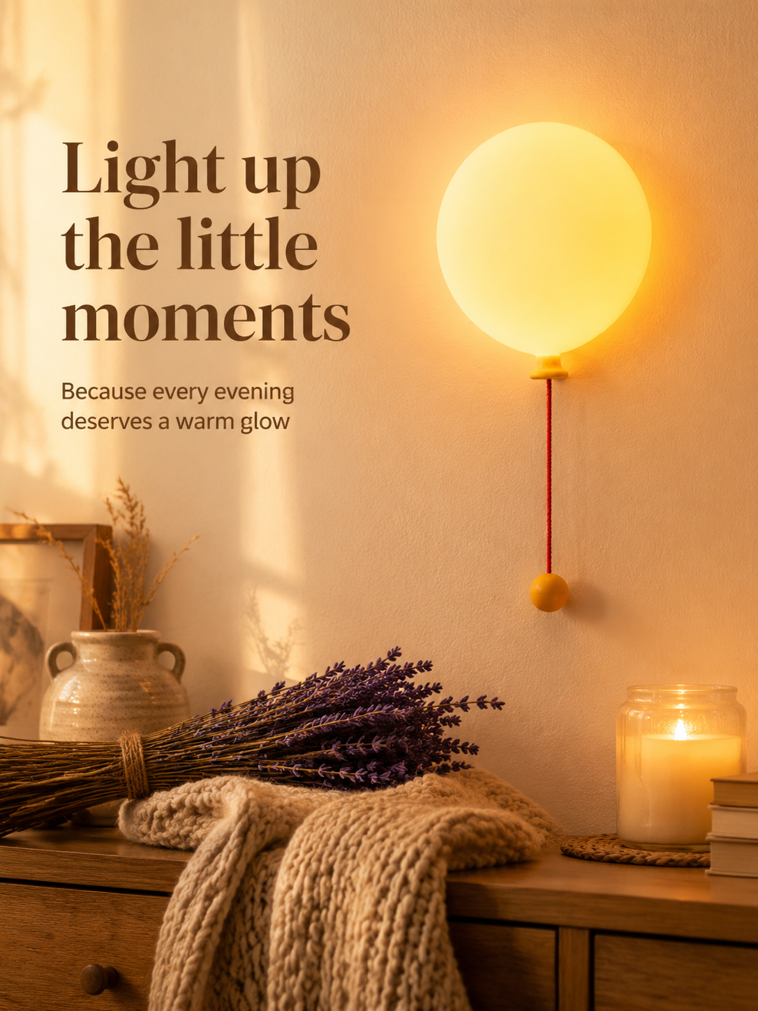 Decorative night lamp for kids' rooms