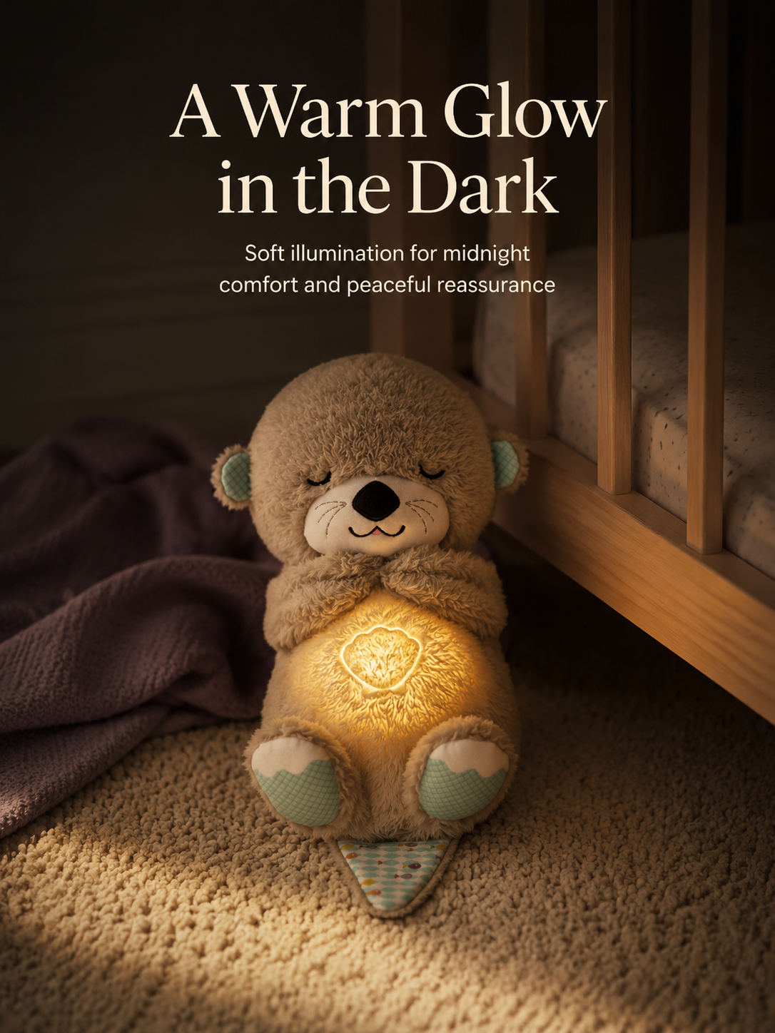 Breathing Bear doll in nursery setting