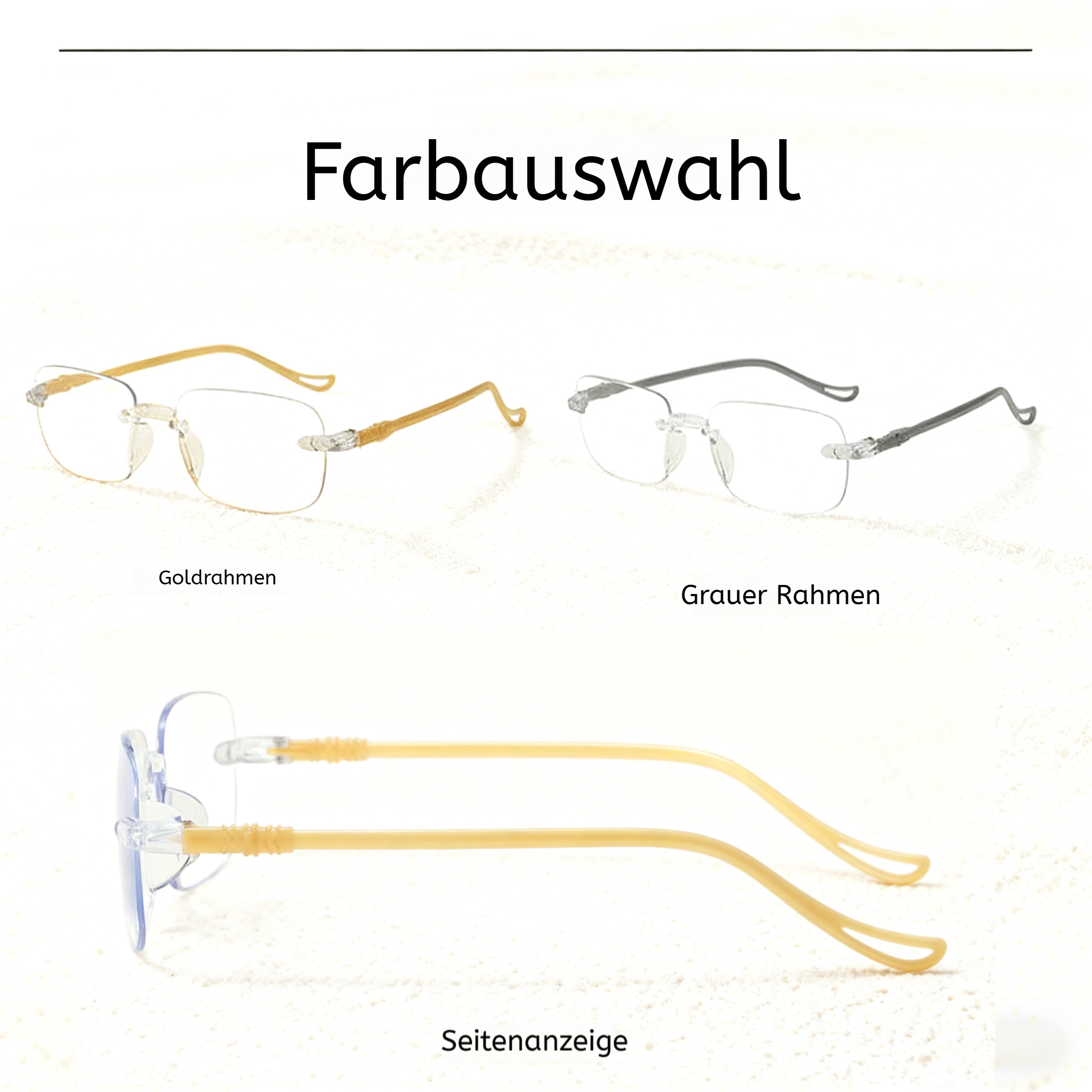 Brille für Altersweitsichtigkeit mit attraktivem Design