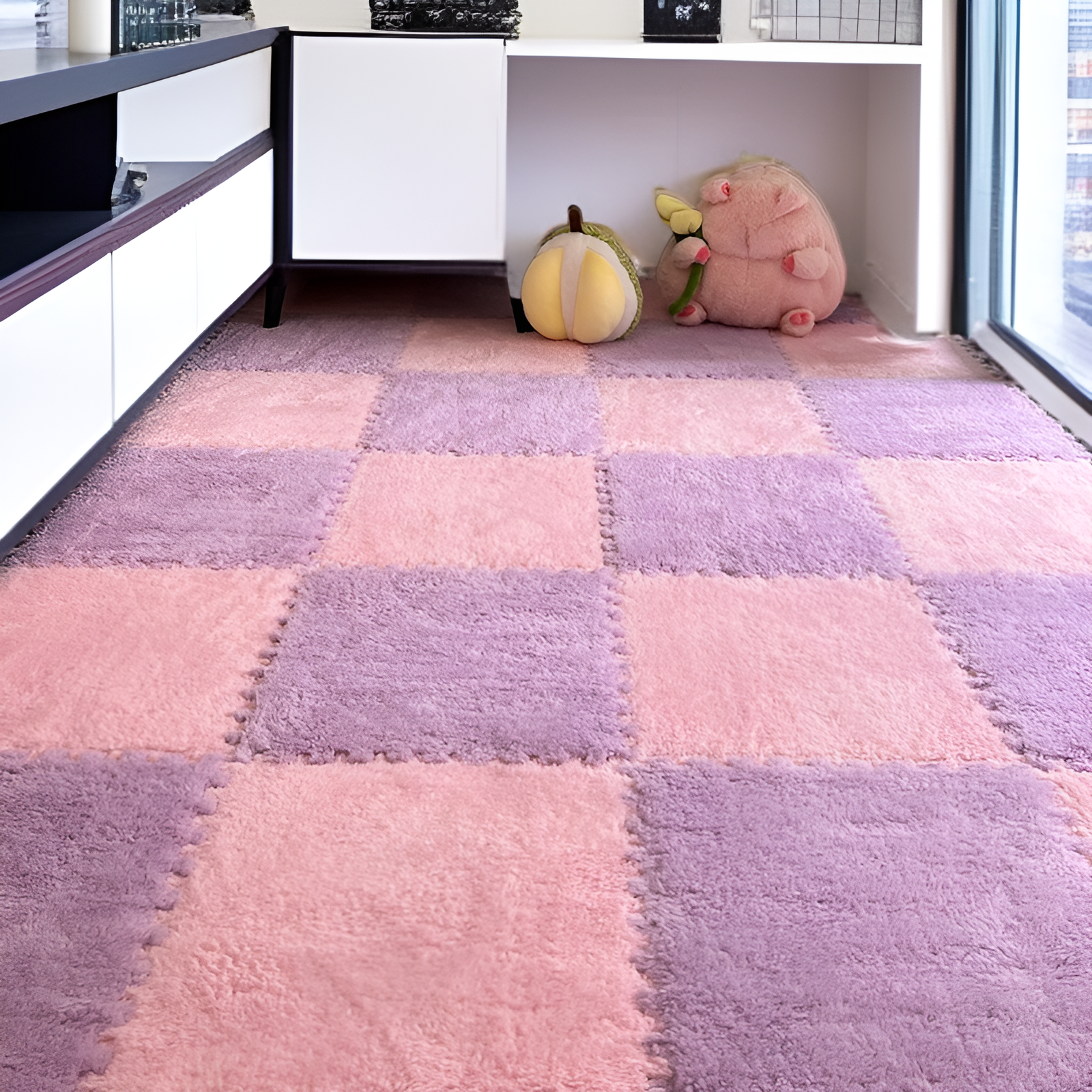 滑り止め付きベッドサイドカーペットの特徴