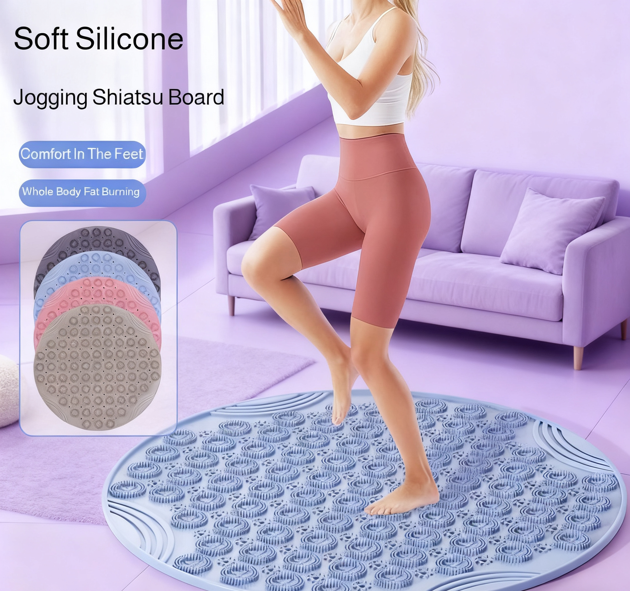 Massage pad for relaxing tired and aching feet