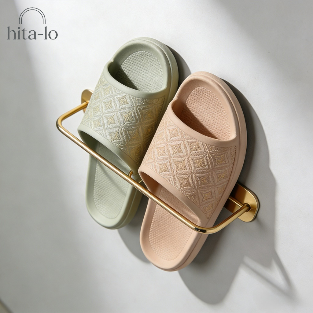 Badezimmer-Hausschuhhalterung ohne Bohren – einfache Installation