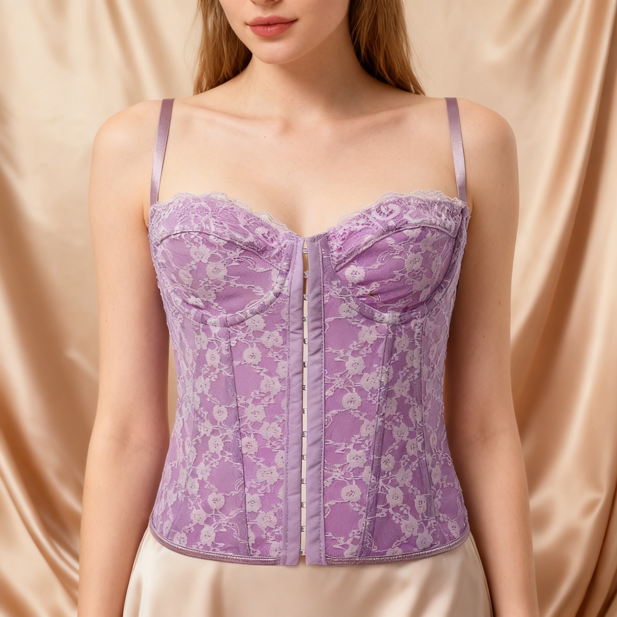 Rückenfreies Bustier für Damen in Schwarz