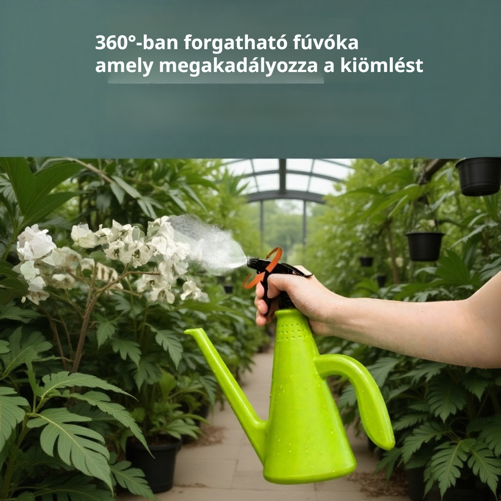 Praktikus kézi permetező szobanövényekhez