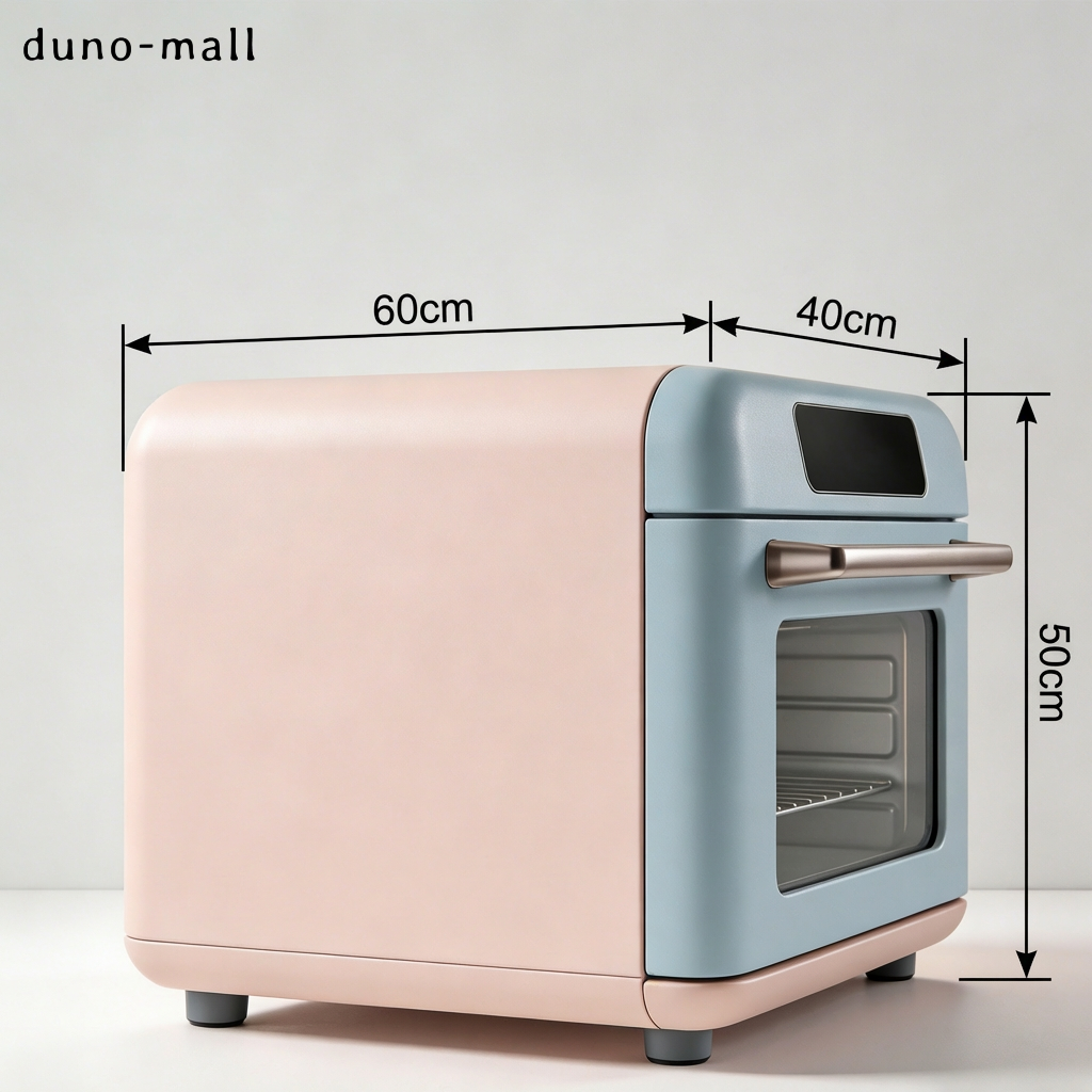 Spacious electric oven interior with racks