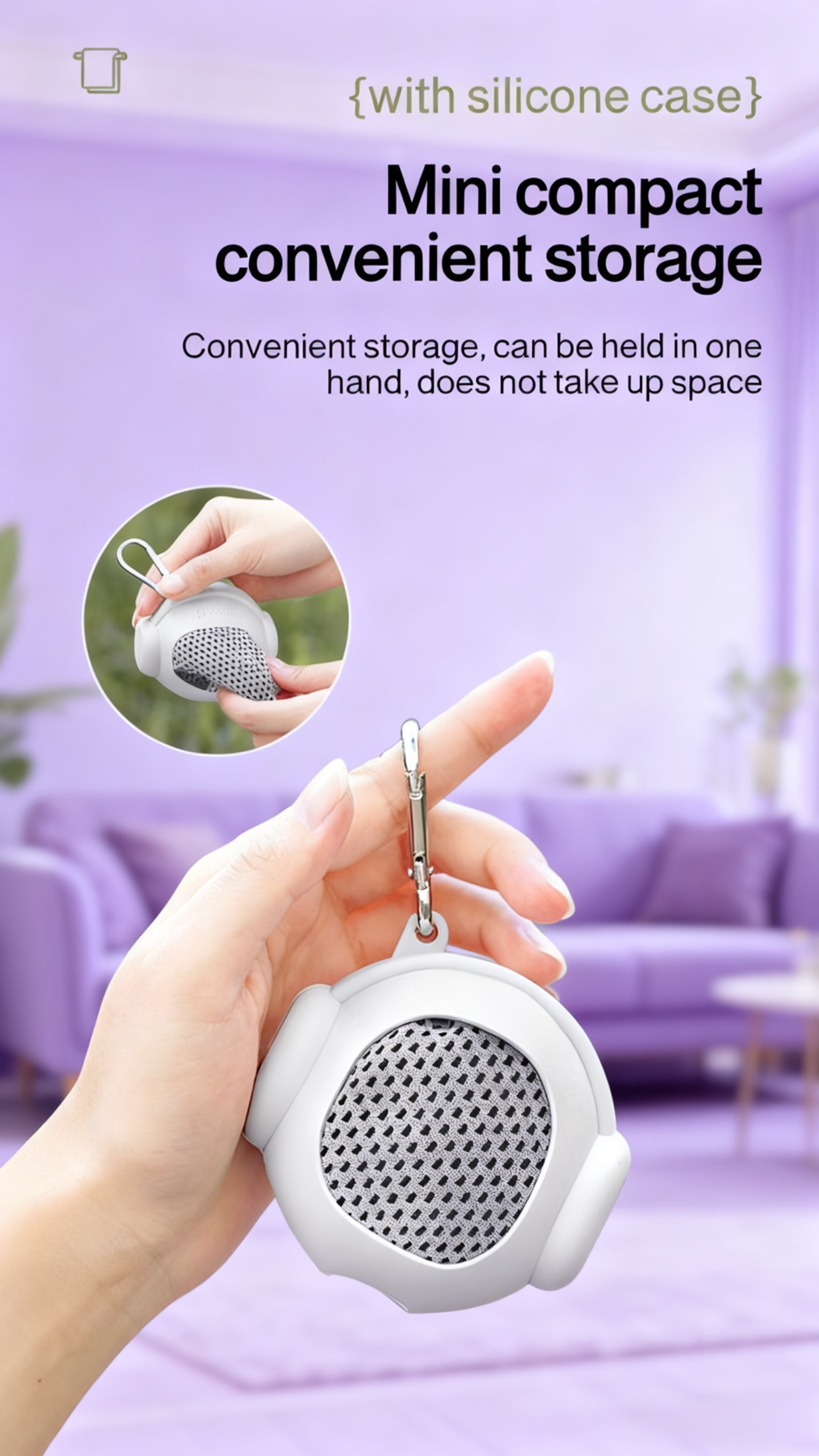 Lightweight sports towel ideal for outdoor activities