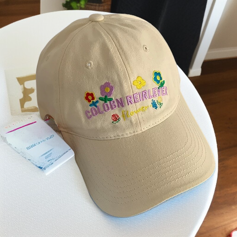 Žlutá baseballová čepice pro ženy, jaro a léto, roztomilá univerzální čepice