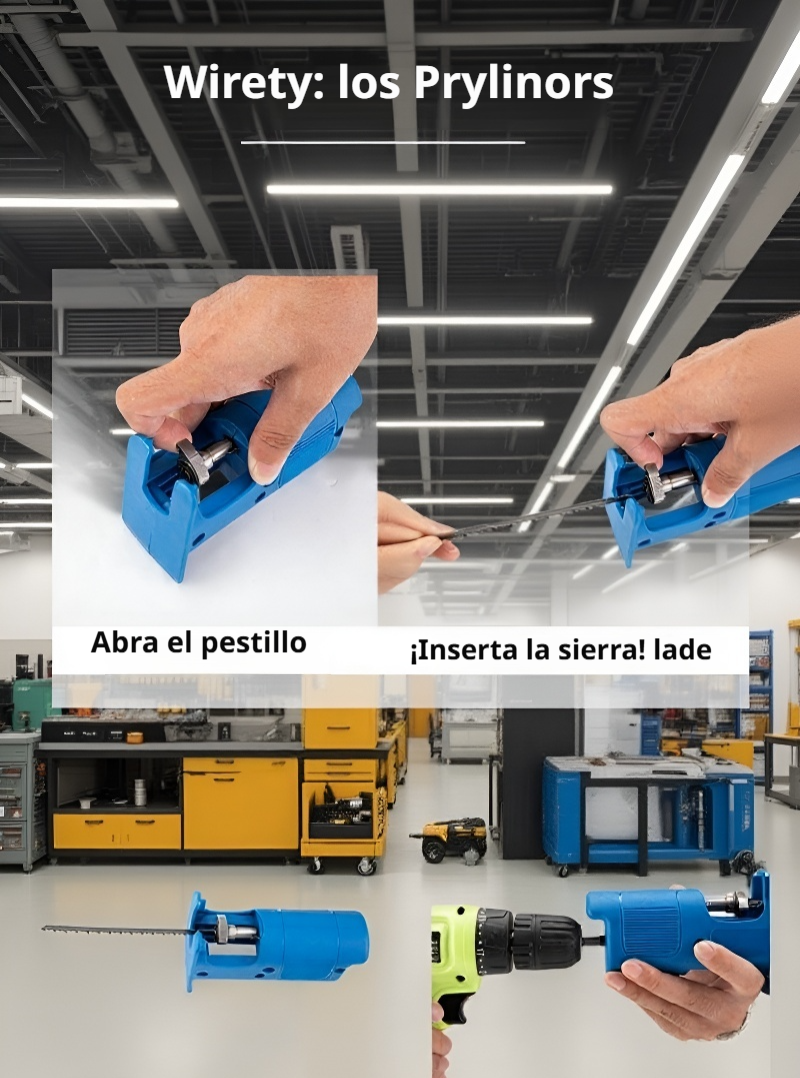 Adaptador para taladro eléctrico con múltiples funciones