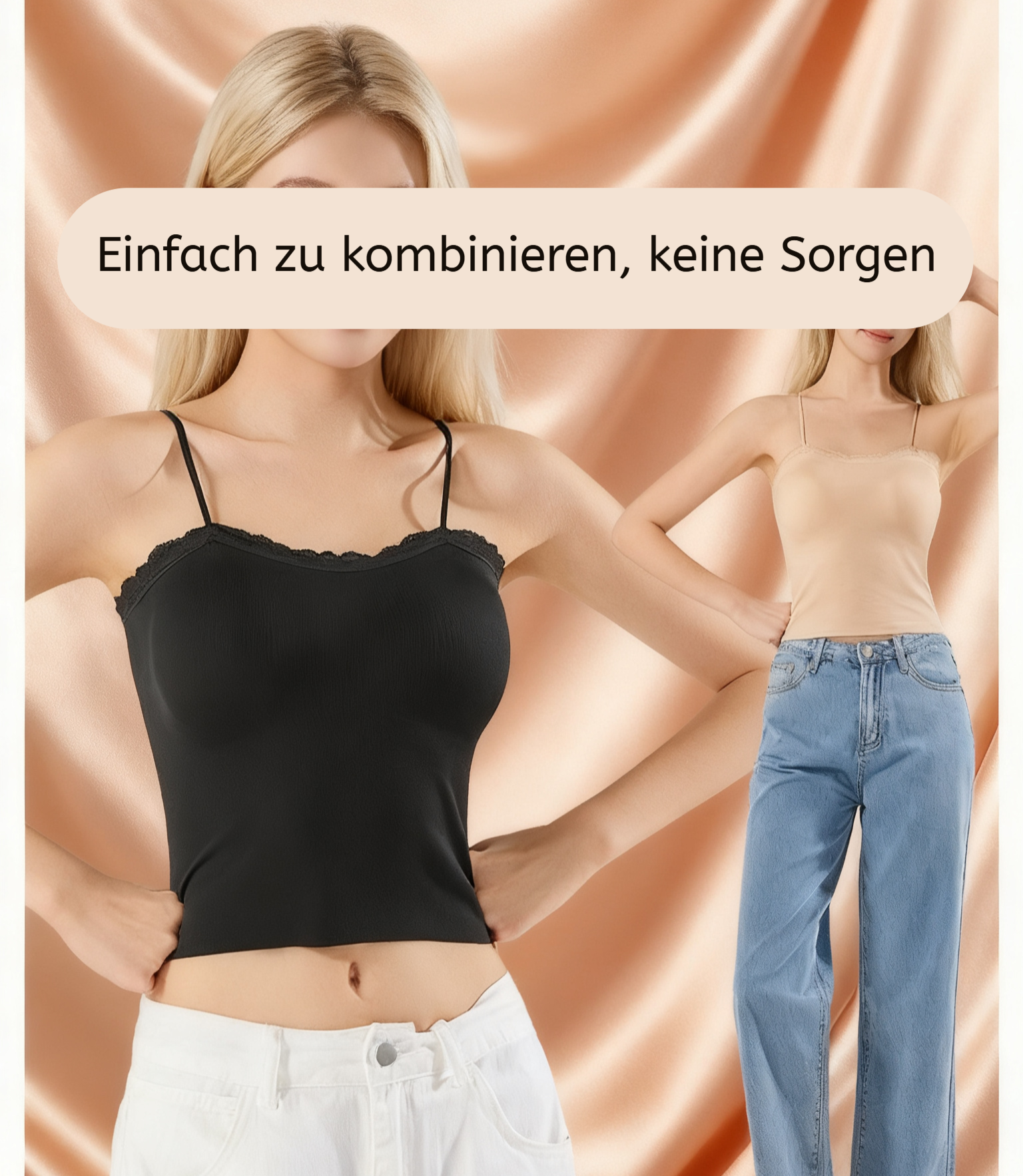 Feminines Spitzenoberteil mit Off-Shoulder Schnitt