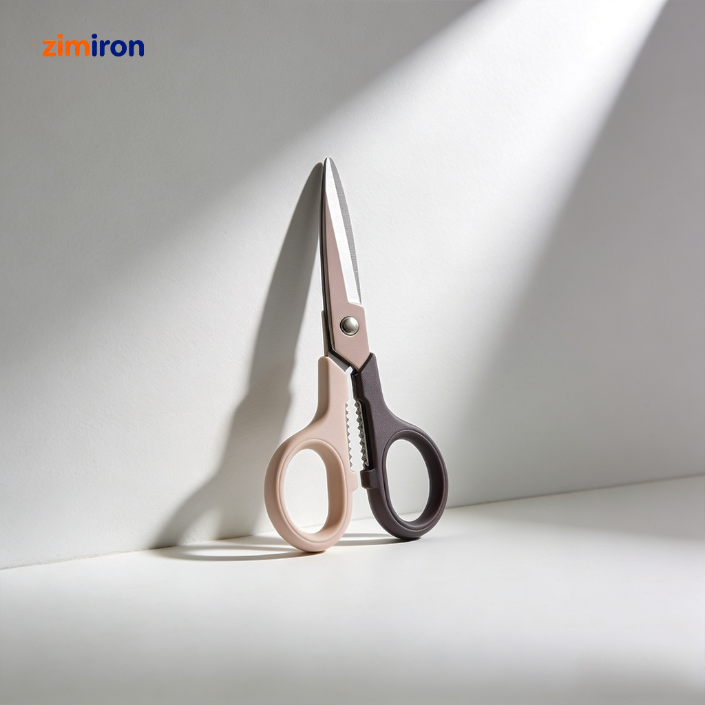 Set of 3 student and office cutting scissors