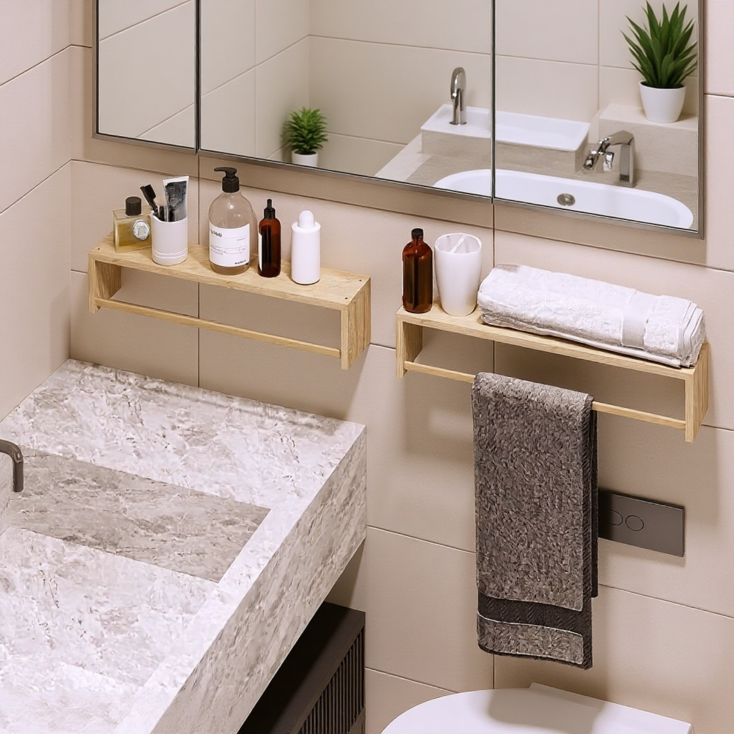 Suport de perete multifuncțional pentru picturi și cărți