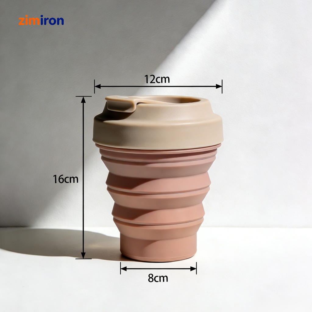 Leak-proof foldable water cup outdoors