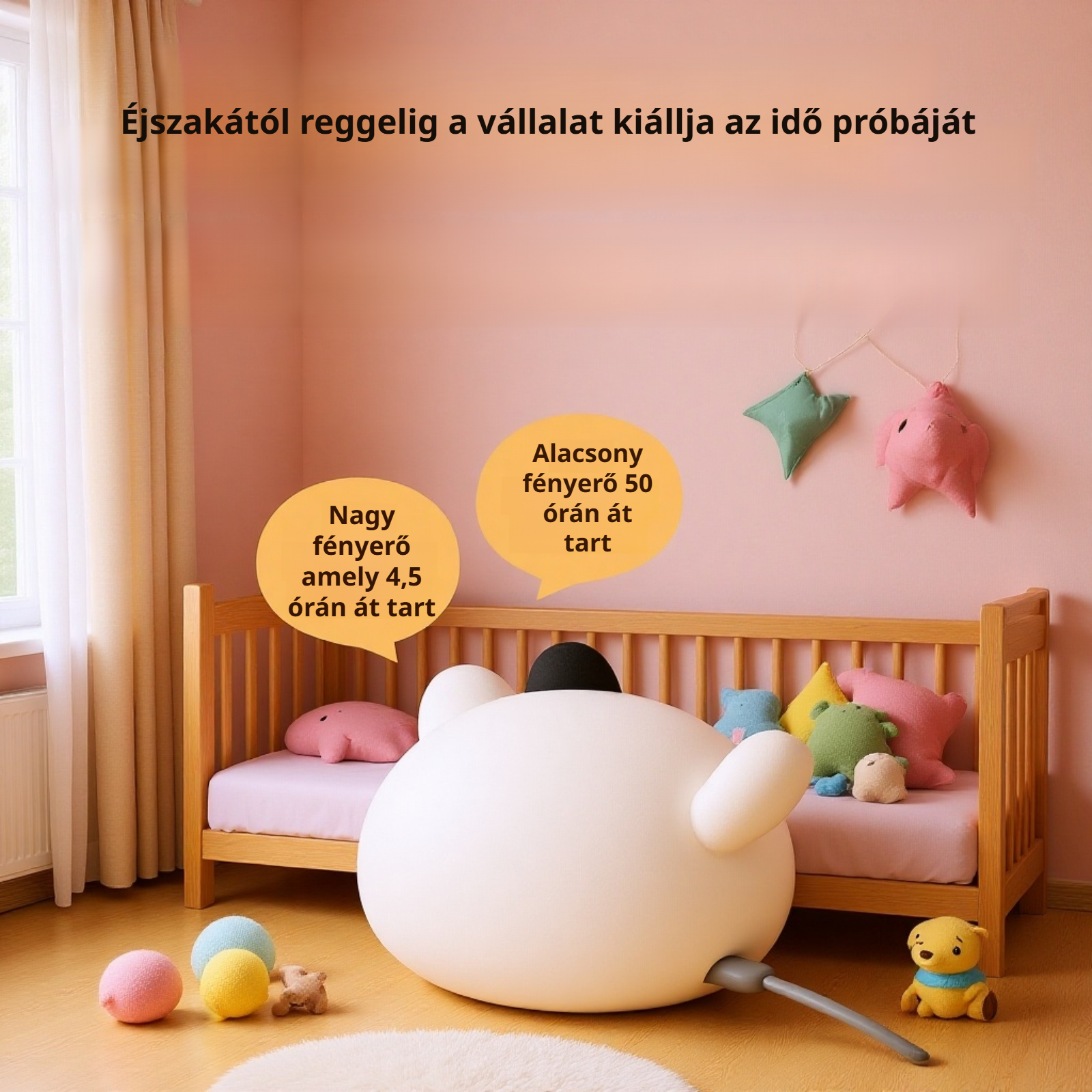 Ajándék ötlet macskakedvelőknek - Macska Alvó Lámpa