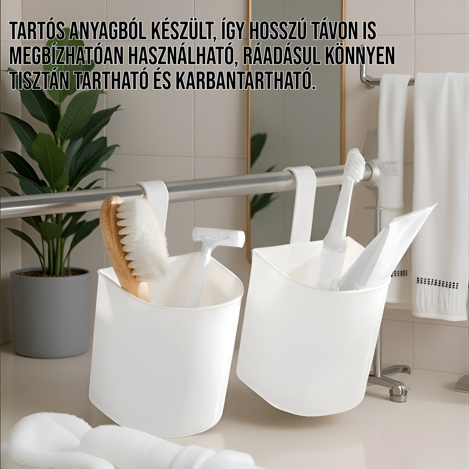 Állítható leereszthető tárolókosár modern konyhában