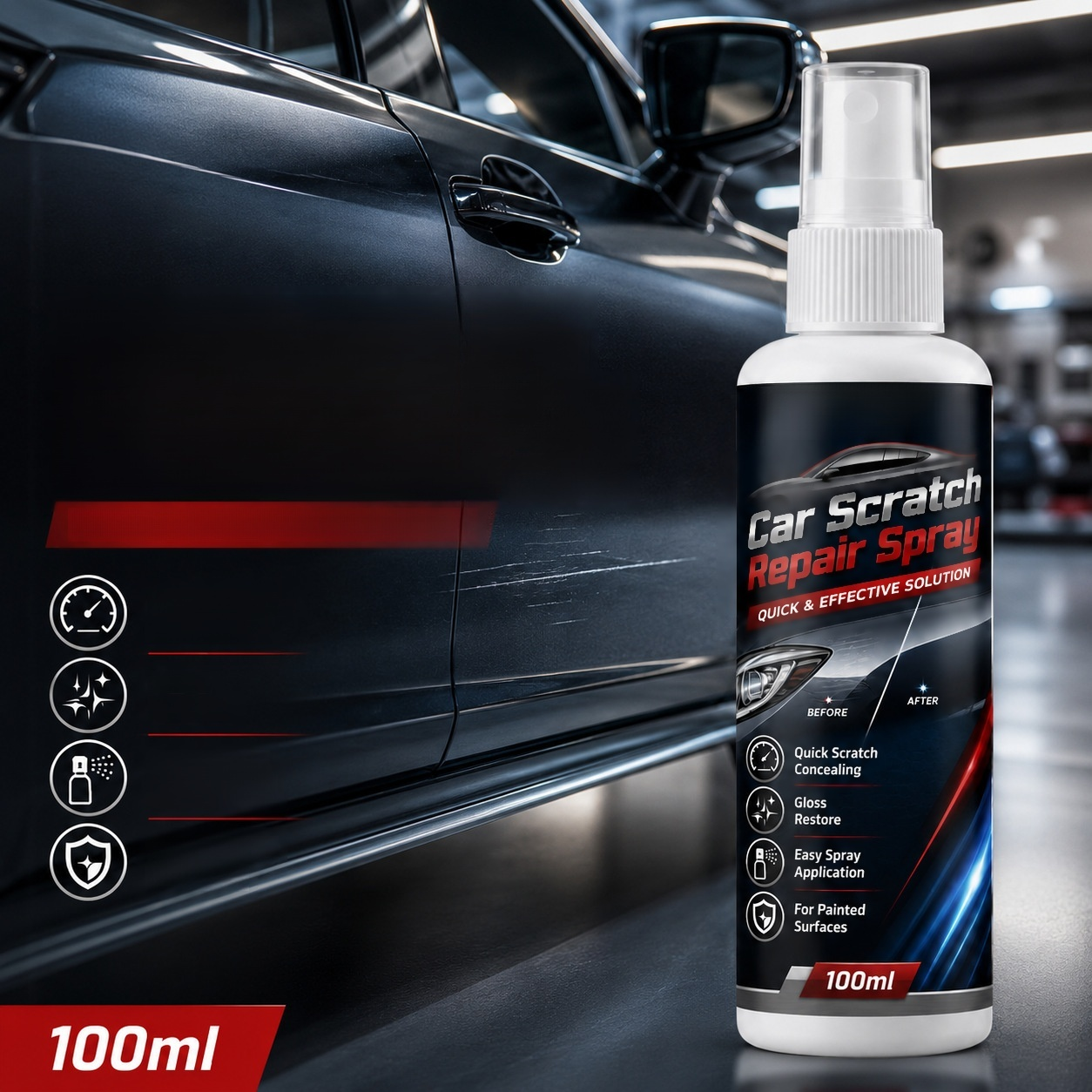 ✨ Nano Karcjavító Spray | 3 mp-es Gyorsjavítás | Minden Autószínhez Tökéletes 🚗