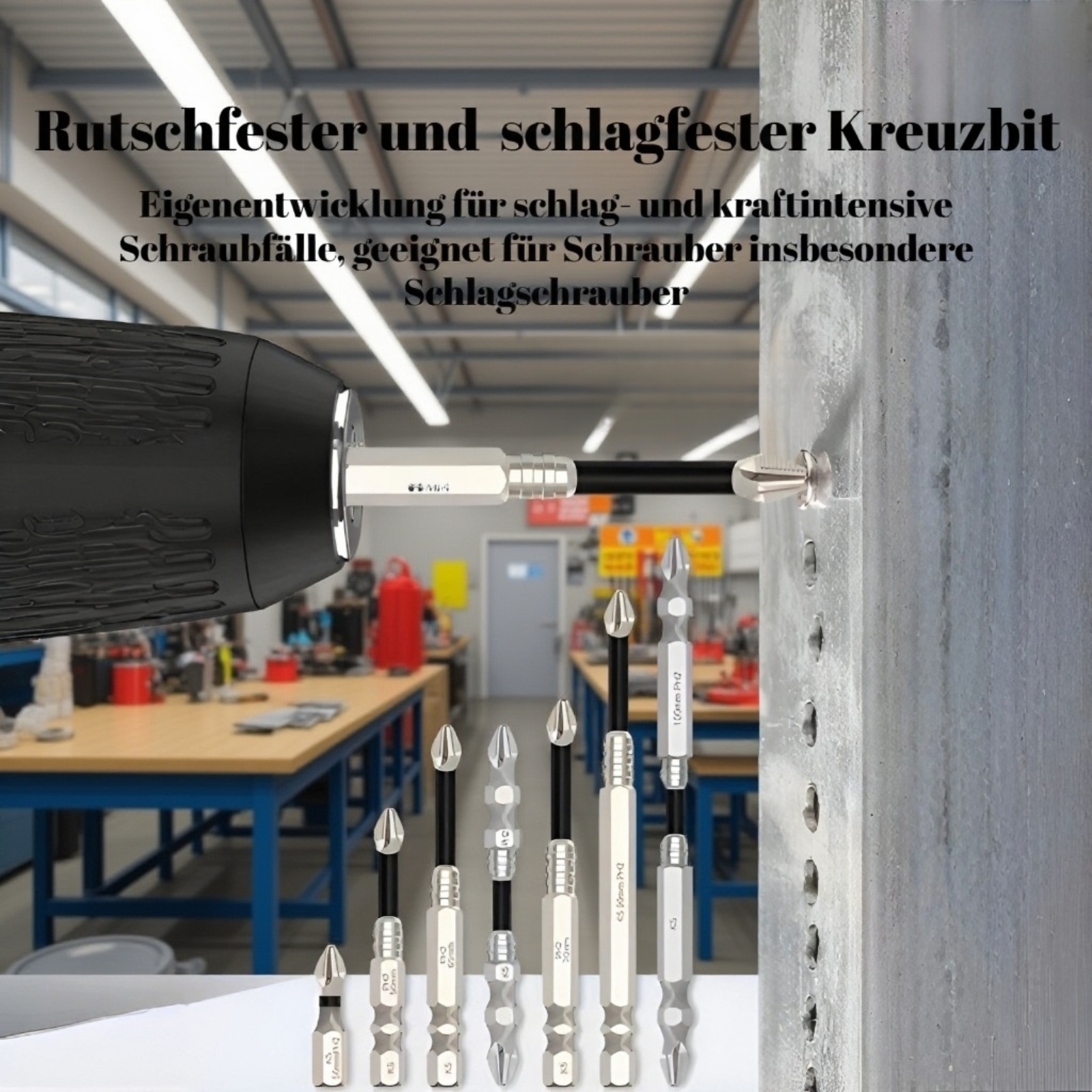 K5 magnetischer Bit mit Gewinde für Schraubendreher